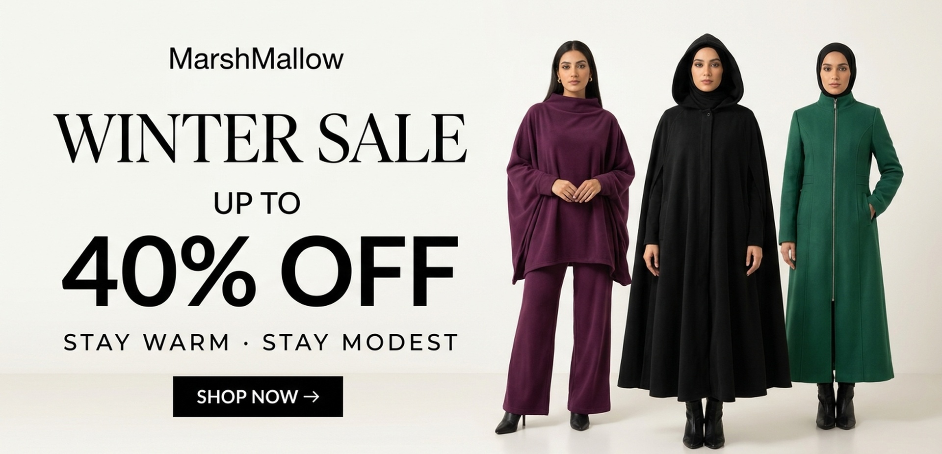 Winter Sale - Up to 40% Off