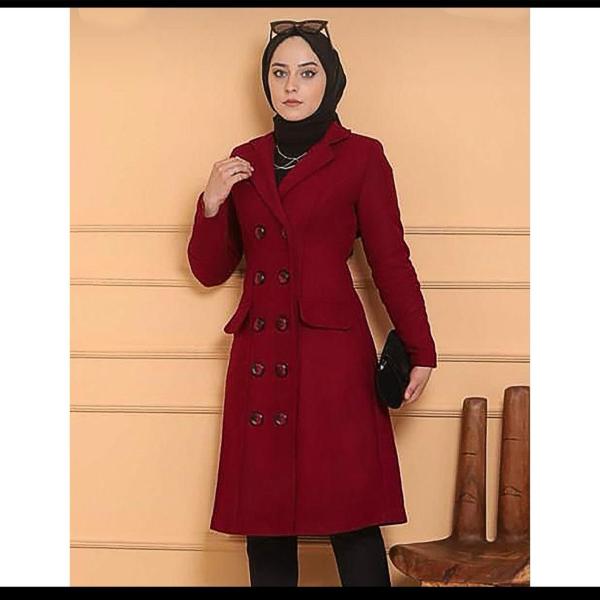 Korean Style Temperament Long Sleeve 16 buttons coat