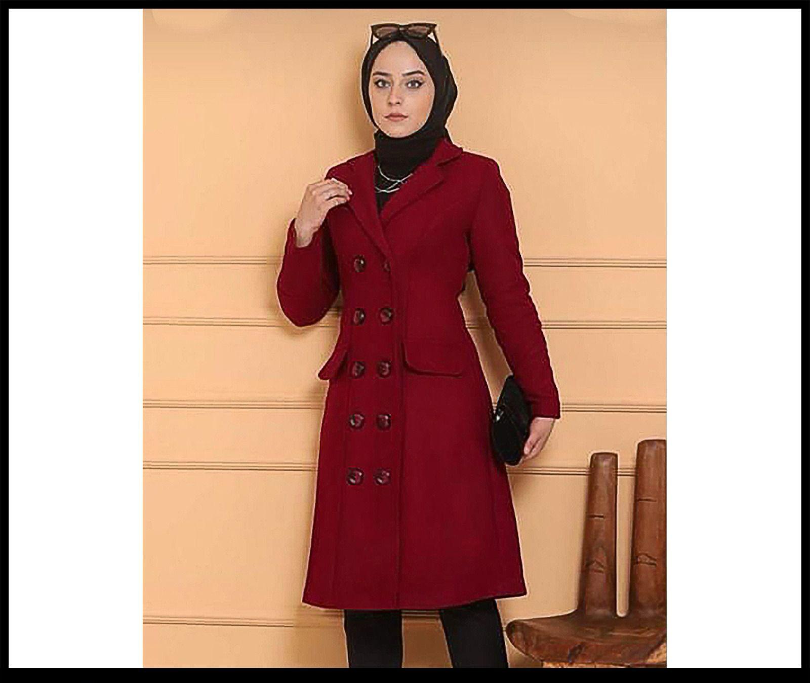 Korean Style Temperament Long Sleeve 16 buttons coat